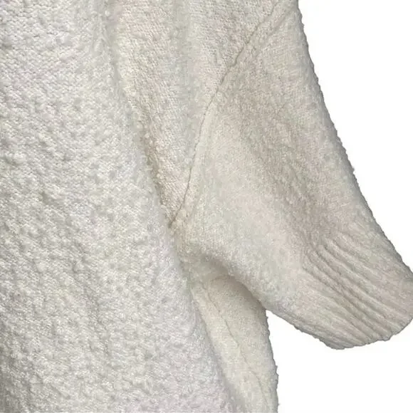 FREE‎ PEOPLE Boucle Knit Long Sweater Tunic Top Dress SZ XS Oversized Loose Boho - Picture 7 of 8